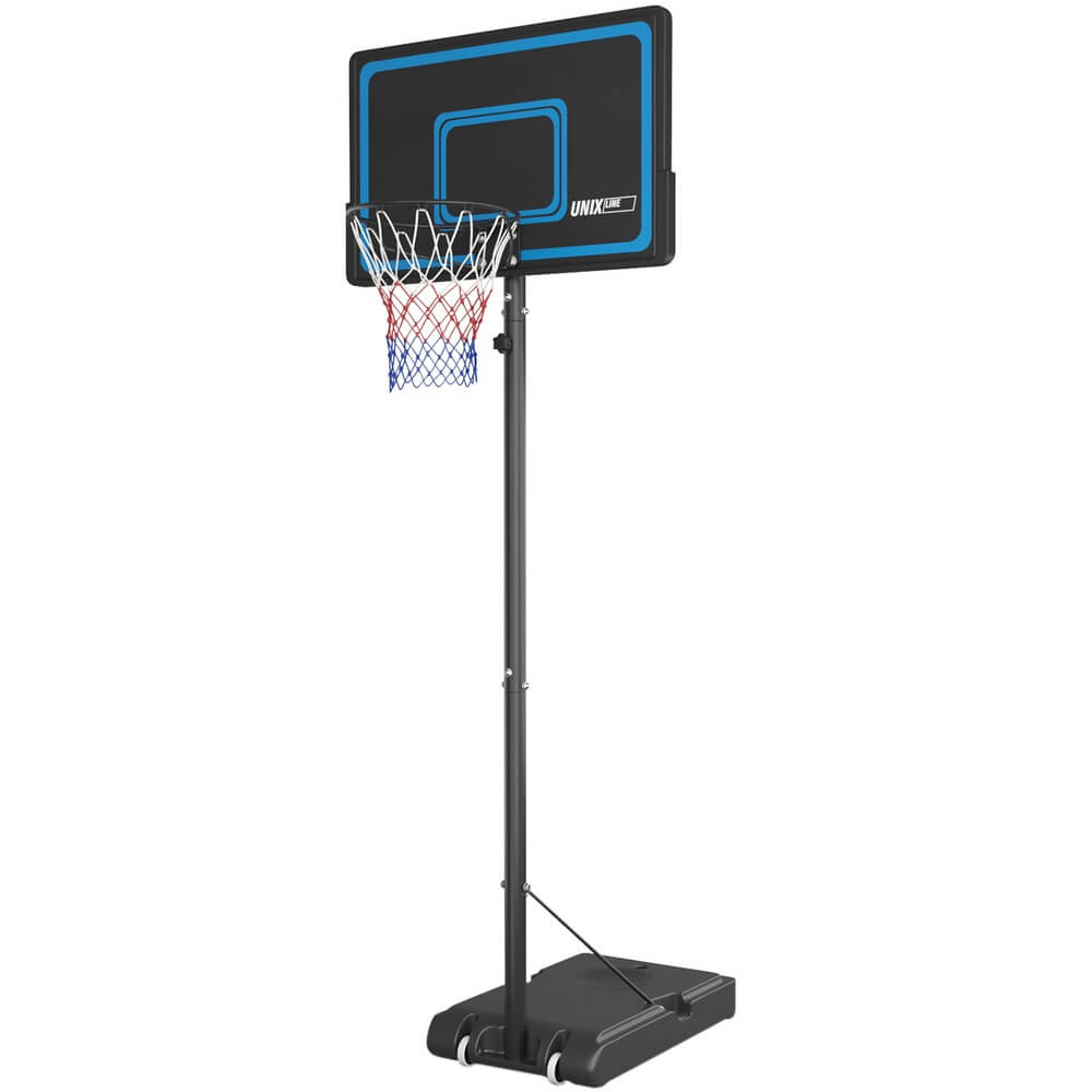 Изображение товара Баскетбольная стойка UNIX Line B-Stand-PE BSTS305 44PEBK мобильная регулируемая