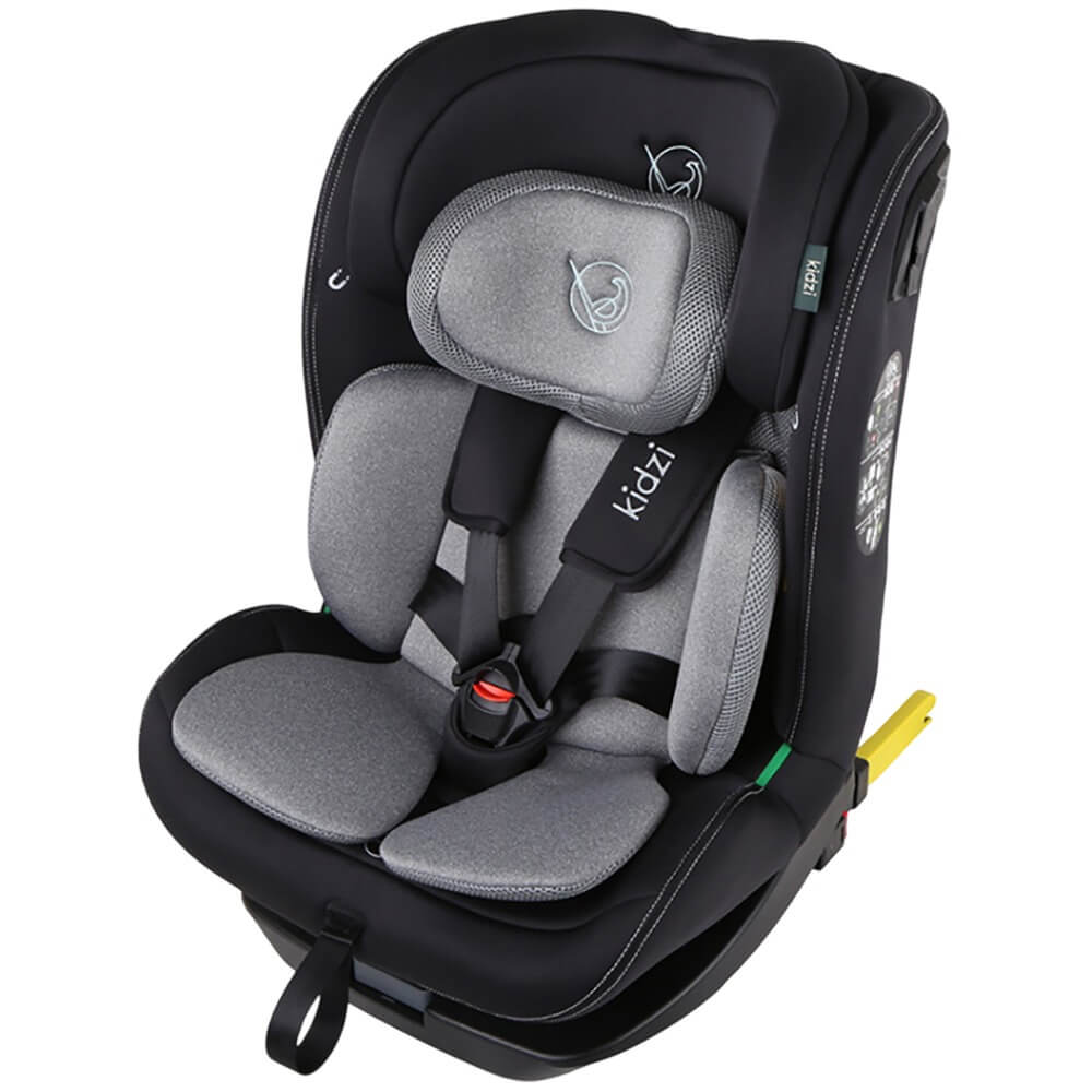 Изображение товара Детское автокресло Kidzi Spin 360 i-Size Grey с вращением и регулируемыми характеристиками