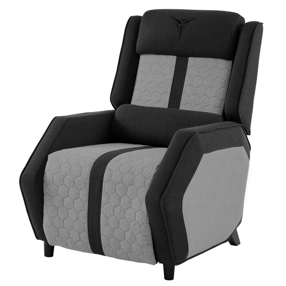 Изображение товара Игровое кресло ZONE 51 Rider X-Weave Grey с регулируемой спинкой и подлокотниками