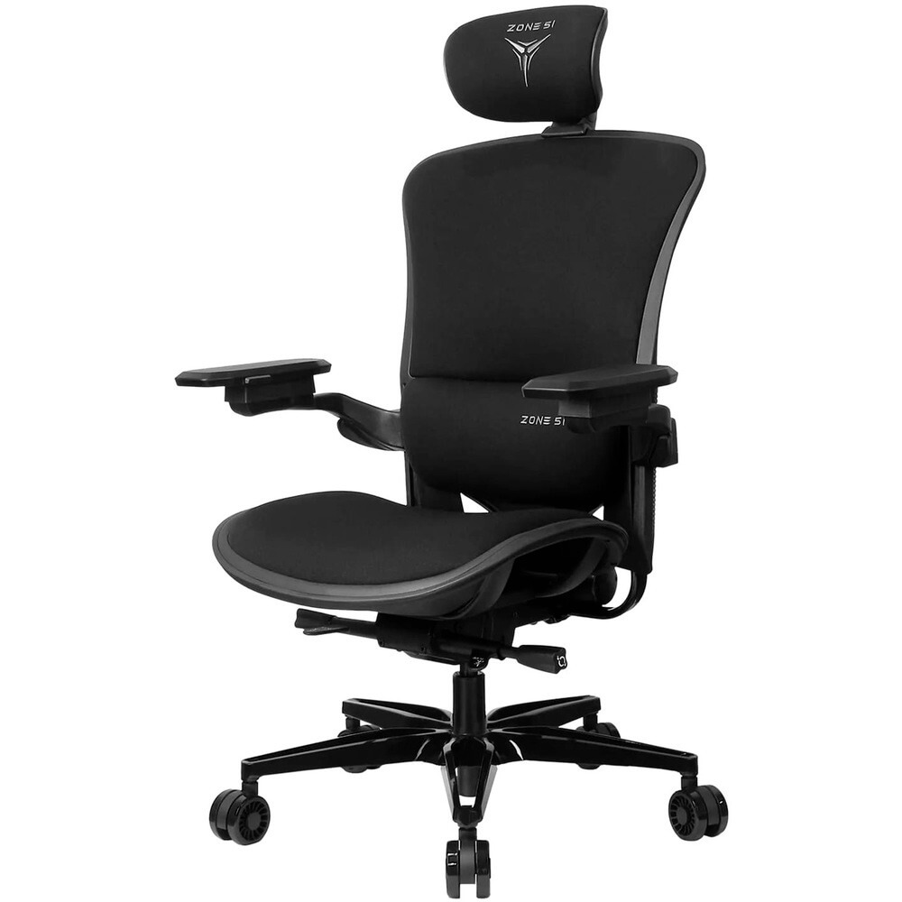Изображение товара Компьютерное игровое кресло ZONE 51 Freelancer W8 Black с регулируемыми функциями