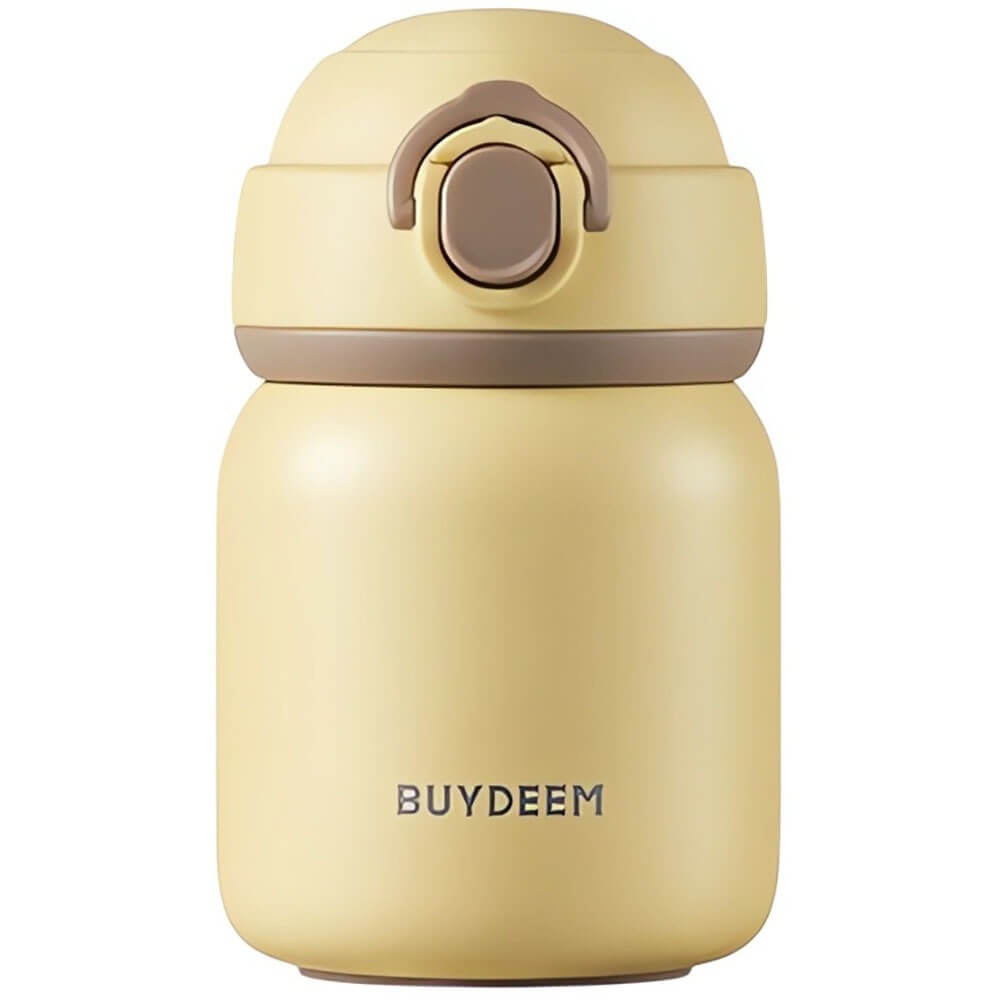 Изображение товара Детский термос Buydeem TAN200Y 0.2 л вакуум, нержавейка, желтый