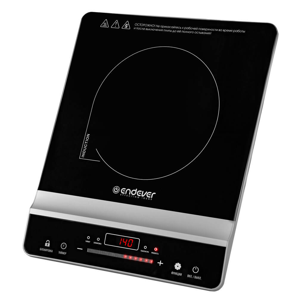 Изображение товара Настольная индукционная плита Endever Skyline IP-65 с стеклокерамической поверхностью