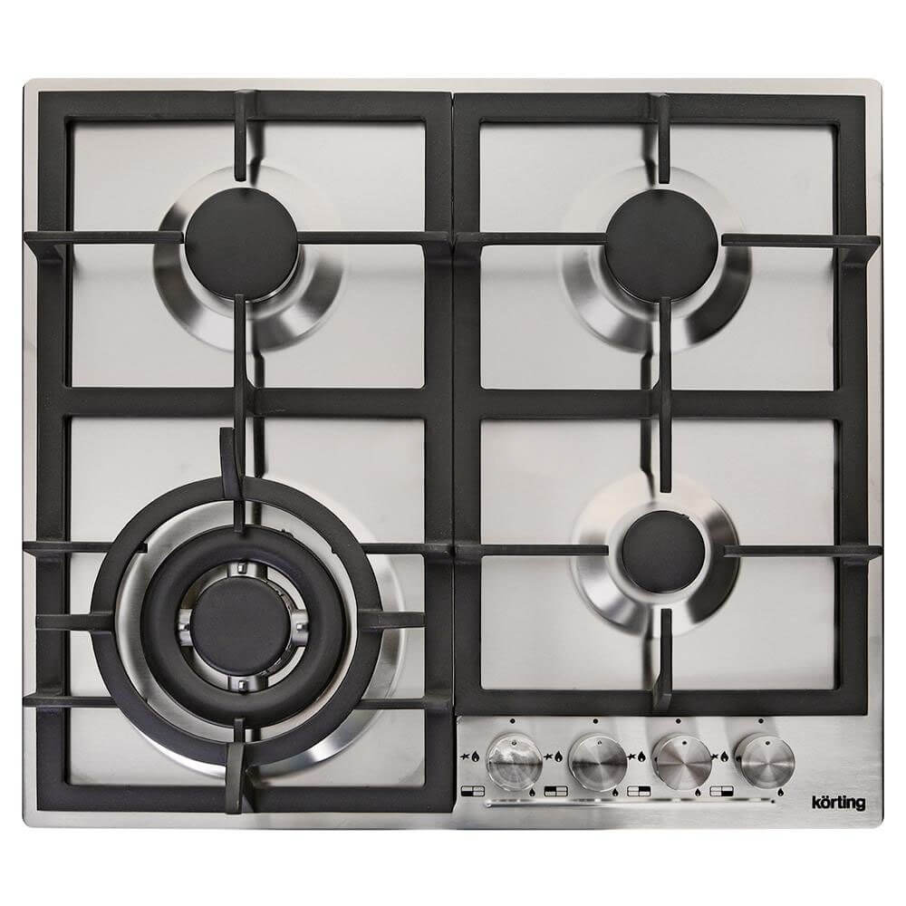 Изображение товара Газовая варочная поверхность Korting HG 665 CTX Crystal из нержавеющей стали