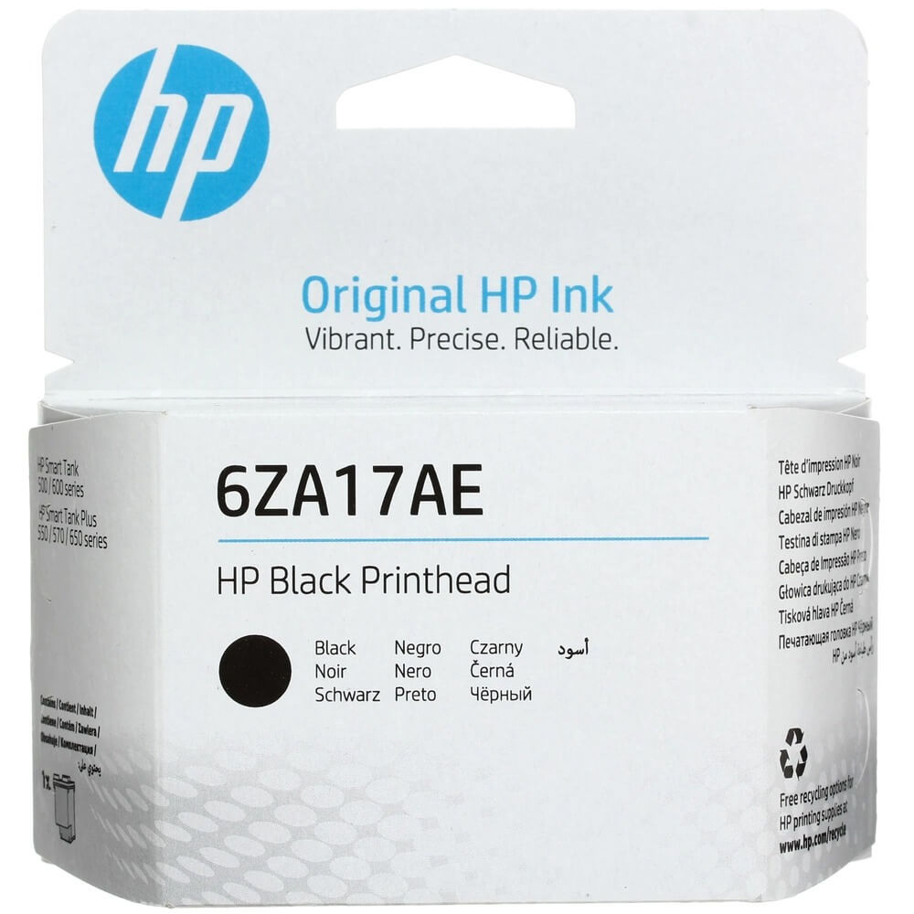 Изображение товара Печатающая головка HP Smart Tank Printhead 6ZA17AE черная оригинал