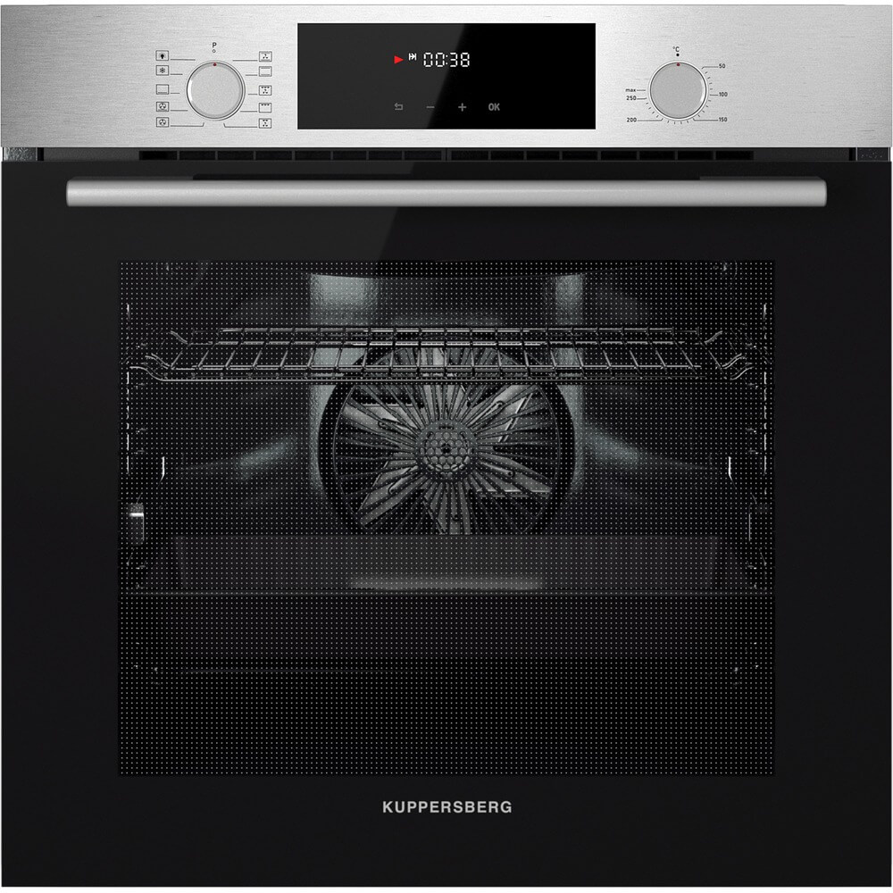 Изображение товара Духовой шкаф Kuppersberg HF 609 BX электрический 80 л гидролизная очистка