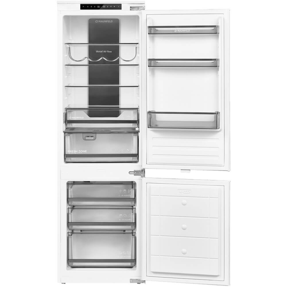 Изображение товара Встраиваемый холодильник Maunfeld MBF17754NFWHGR LUX Inverter с морозильной камерой