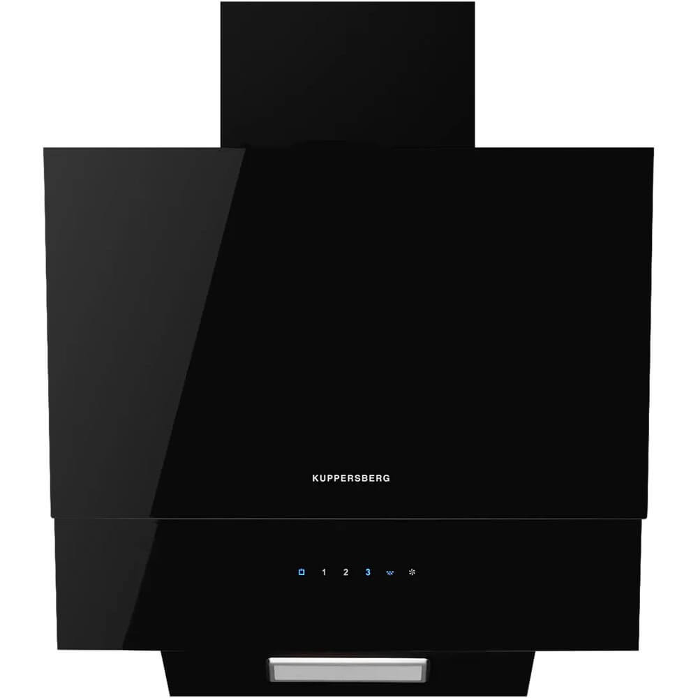 Изображение товара Камінна кухонна витяжка Kuppersberg F 601 BL з сенсорним управлінням