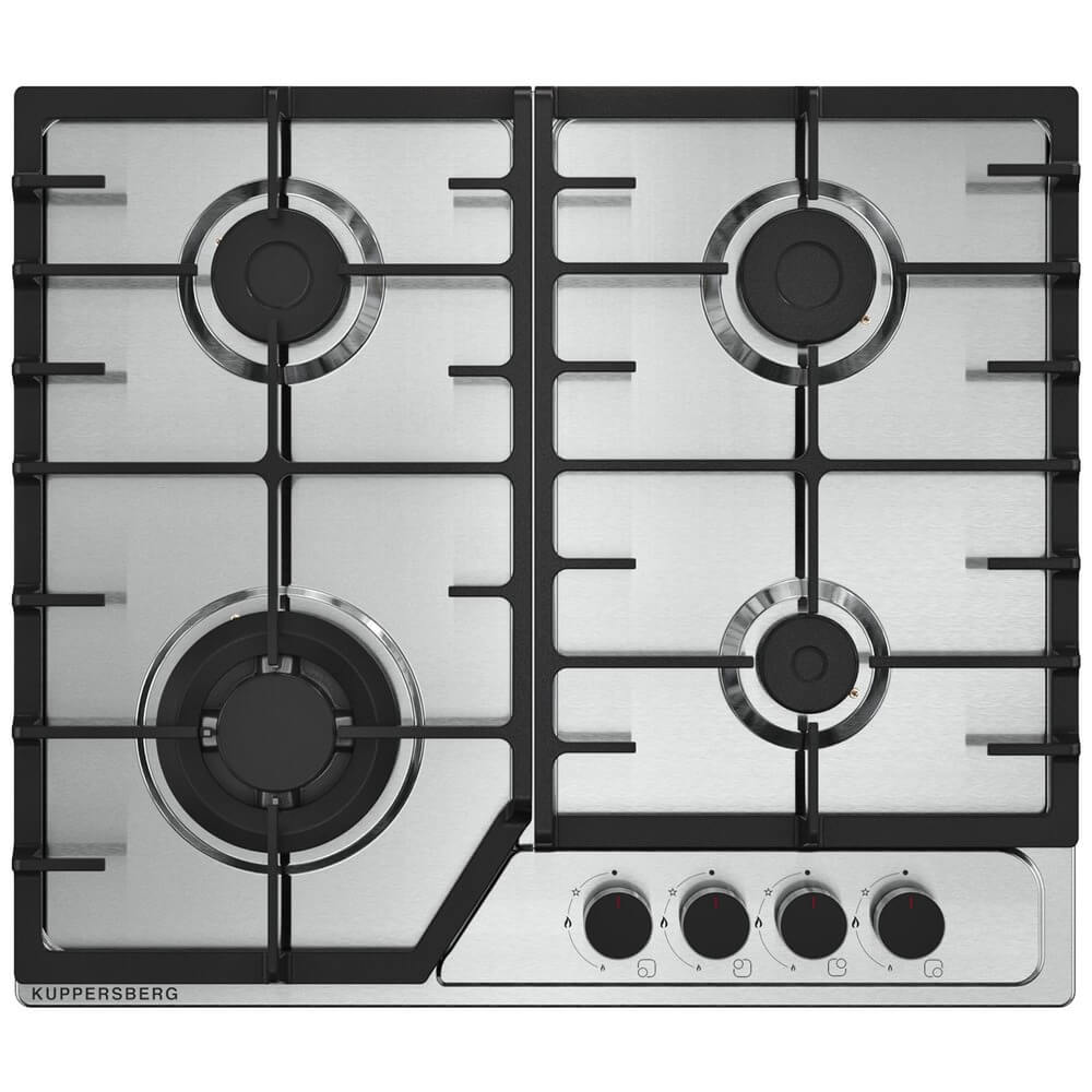 Изображение товара Газовая варочная поверхность Kuppersberg FS 66 X из нержавеющей стали
