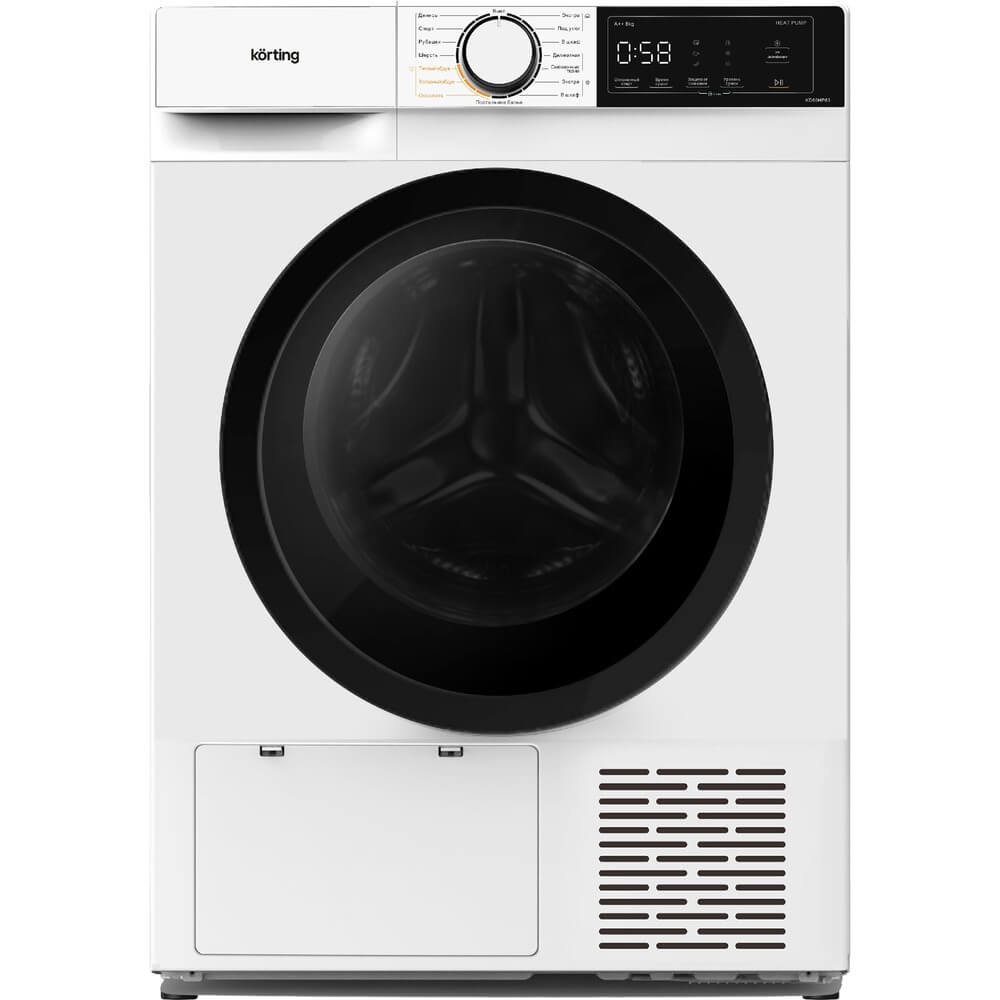 Изображение товара Сушильная машина Korting KD 60HP83 с тепловым насосом и 15 программ