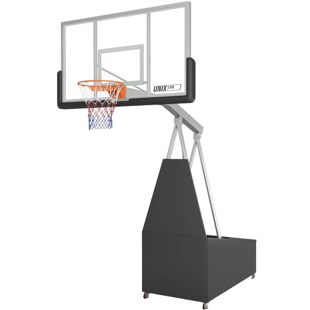Изображение товара Баскетбольная стойка UNIX Line B-Stand-TG PRO 120-305 см