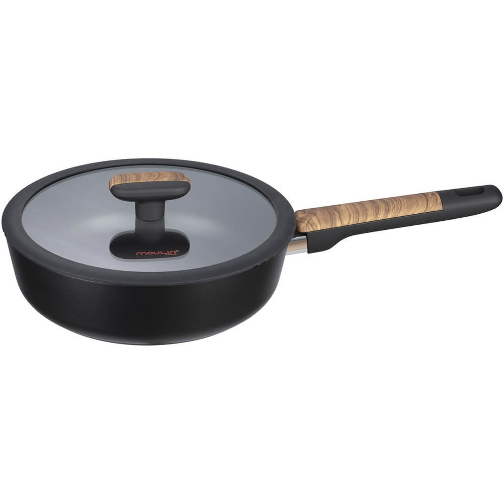 Изображение товара Сковорода MOULINvilla Blackwood NI-26-DI-1 - алюминиевая с антипригарным покрытием 26 см