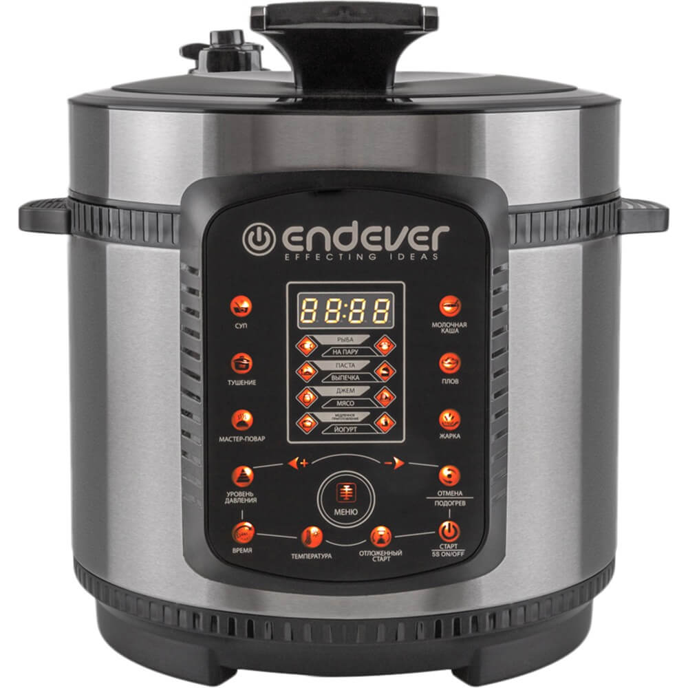 Изображение товара Мультиварка Endever Vita-99 с функциями пароварки и скороварки 5 л серебристая