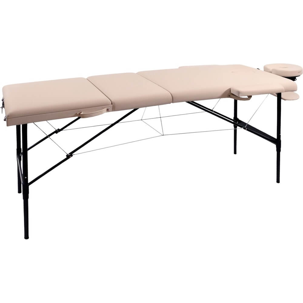 Изображение товара Массажный стол UNIX Med Superior 3 Section Cream складной профессиональный