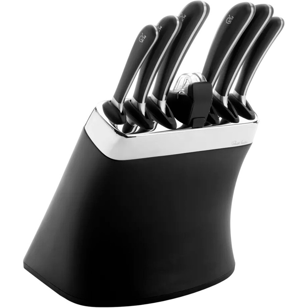 Изображение товара Набор кухонных ножей Robert Welch Signature с подставкой и точилкой