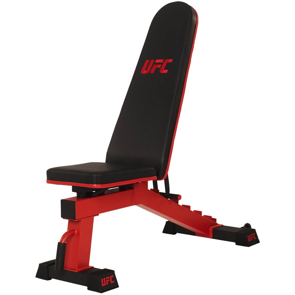 Изображение товара Скамья тренировочная UFC Deluxe FID UHB-69843 наклонная регулируемая с роликами