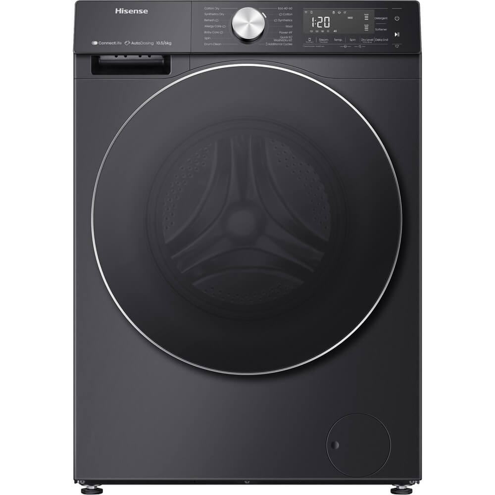 Изображение товара Стирально-сушильная машина Hisense WD5S1045BB с инверторным двигателем