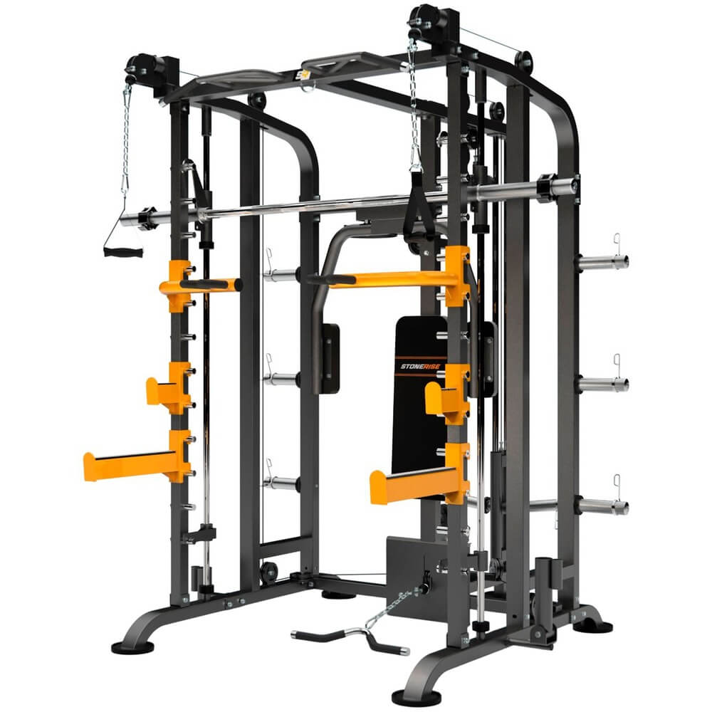 Изображение товара Машина Смита DFC Stonerise D873 для силовых тренировок черный оранжевый