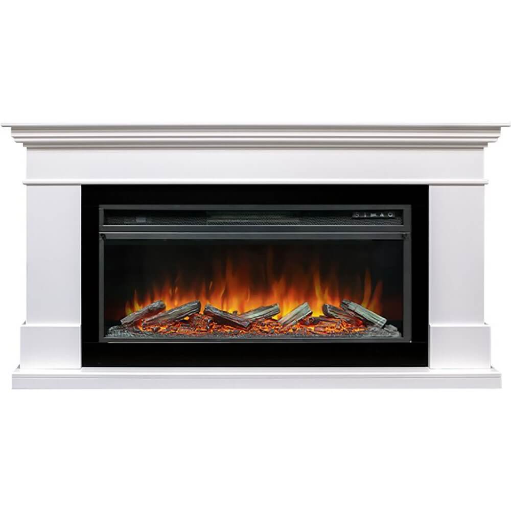 Изображение товара Электрокамин Royal Flame California Белый с Vision 42 LOG LED встраиваемый