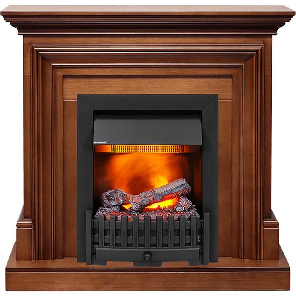 Изображение товара Электрокамин Dimplex Bradford орех + комплект Danville Black FB2