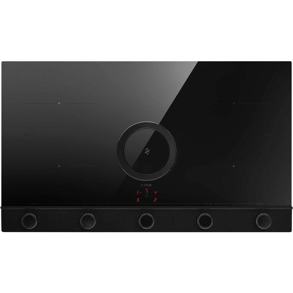 Изображение товара Варочная поверхность индукционная Elica NIKOLATESLA UNPLUGGED EVO BL/A/90 с вытяжкой