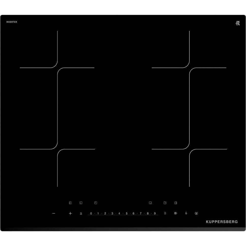 Изображение товара Варочная поверхность индукционная Kuppersberg ICI 626 4 конфорки таймер Boost защита