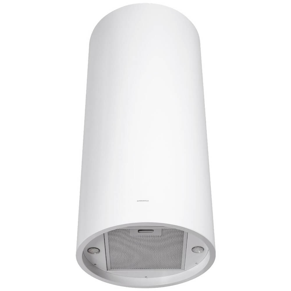 Изображение товара Вытяжка Maunfeld DRUM Wall 35 White каминная с высокой производительностью