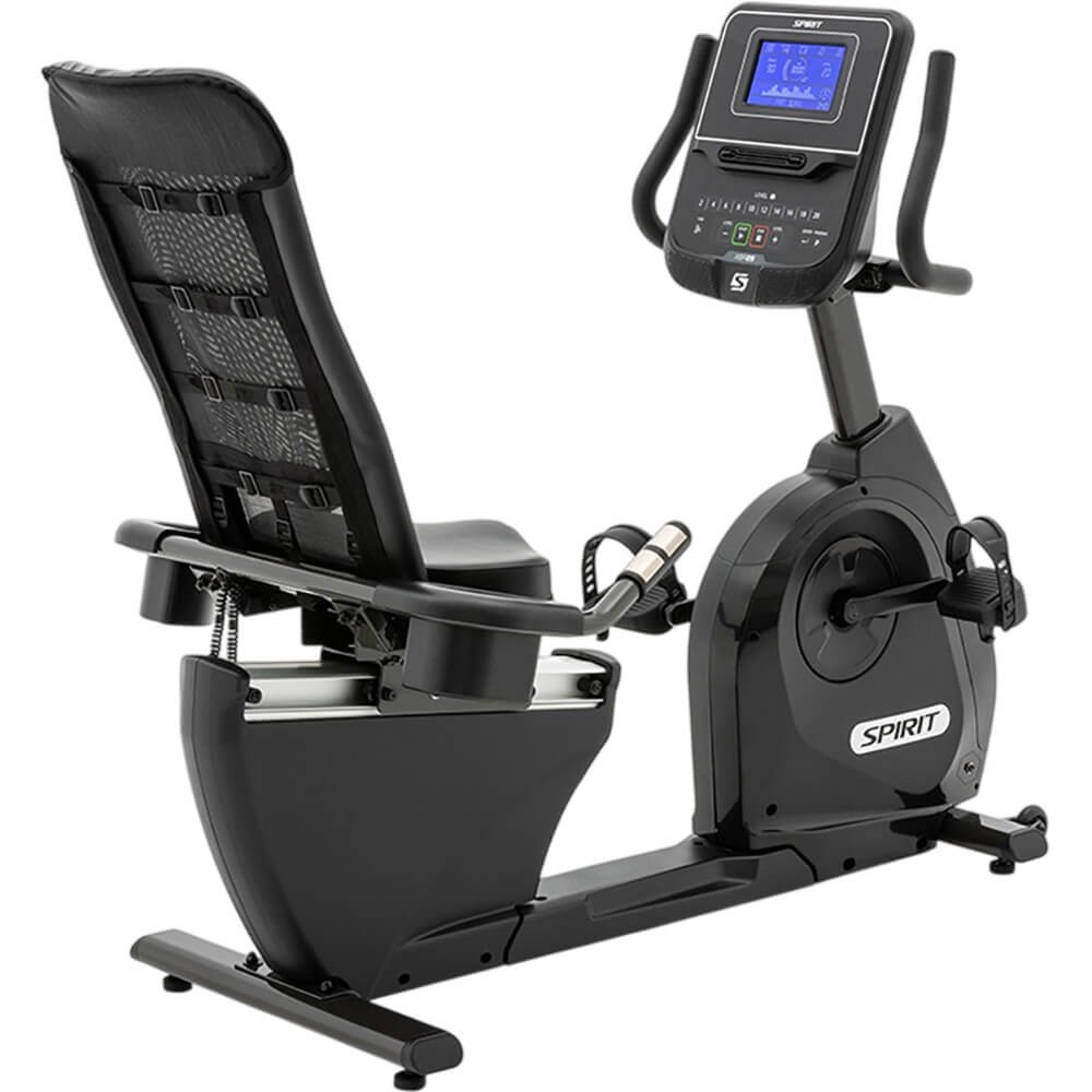 Изображение товара Велотренажёр Spirit XBR25 Black с горизонтальной посадкой и 20 уровнями сопротивления