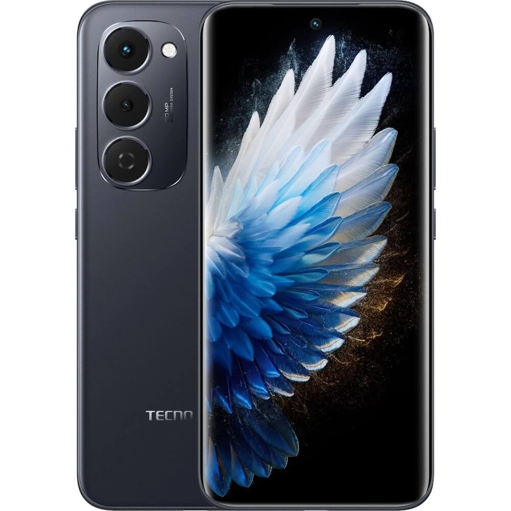 Изображение товара Смартфон Tecno Spark 40 Pro+ 8+256 ГБ черный с AMOLED дисплеем NFC и водозащитой