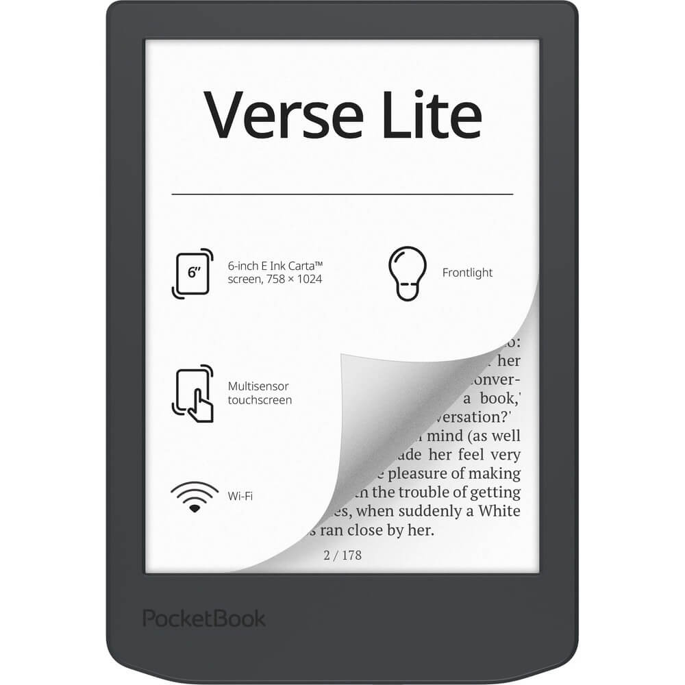 Изображение товара Электронная книга PocketBook 619 Verse Lite Grey 6" E-ink регуль подсветка Wi-Fi