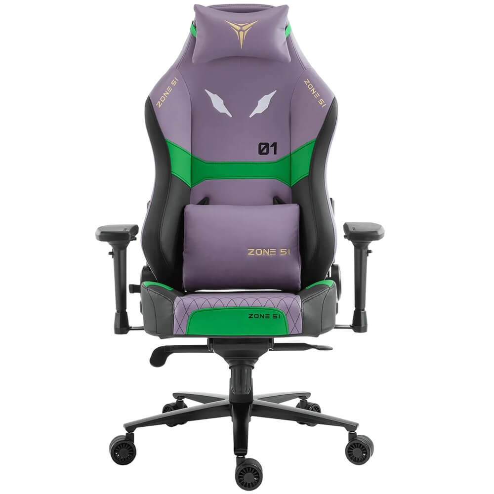 Изображение товара Компьютерное кресло ZONE 51 Purple-Green (EVA-01) - игровое кресло