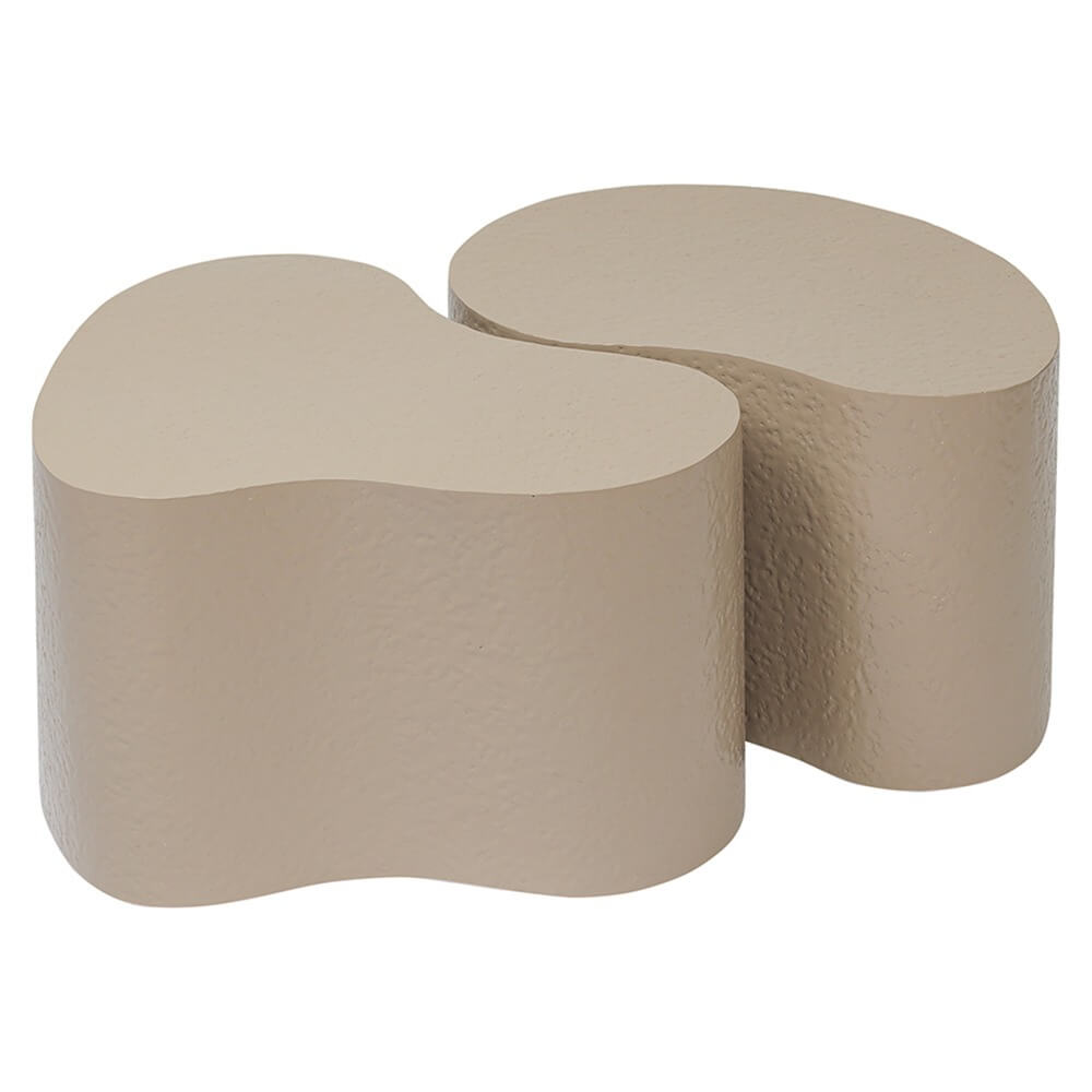 Изображение товара Набор журнальных столиков Bergenson Bjorn Grannis BB0000647, железо бежевый