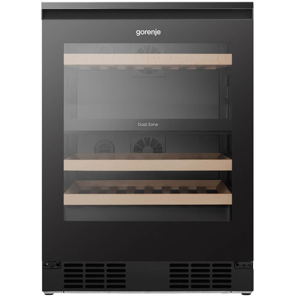 Изображение товара Встраиваемый винный шкаф Gorenje WCU68F6BG4WF на 46 бутылок, температурные зоны