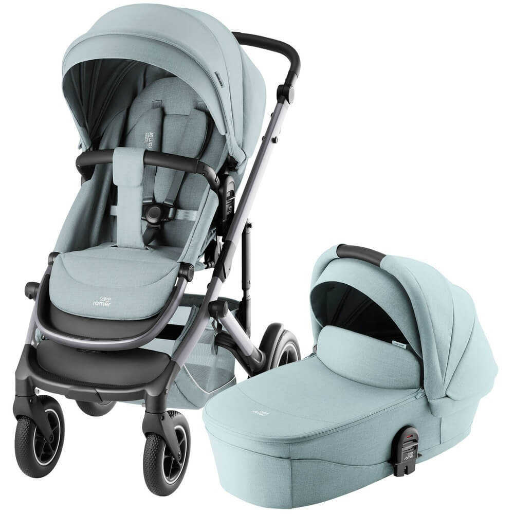 Изображение товара Детская 2-в-1 коляска Britax Roemer Smile 5Z Harbor Blue с амортизацией