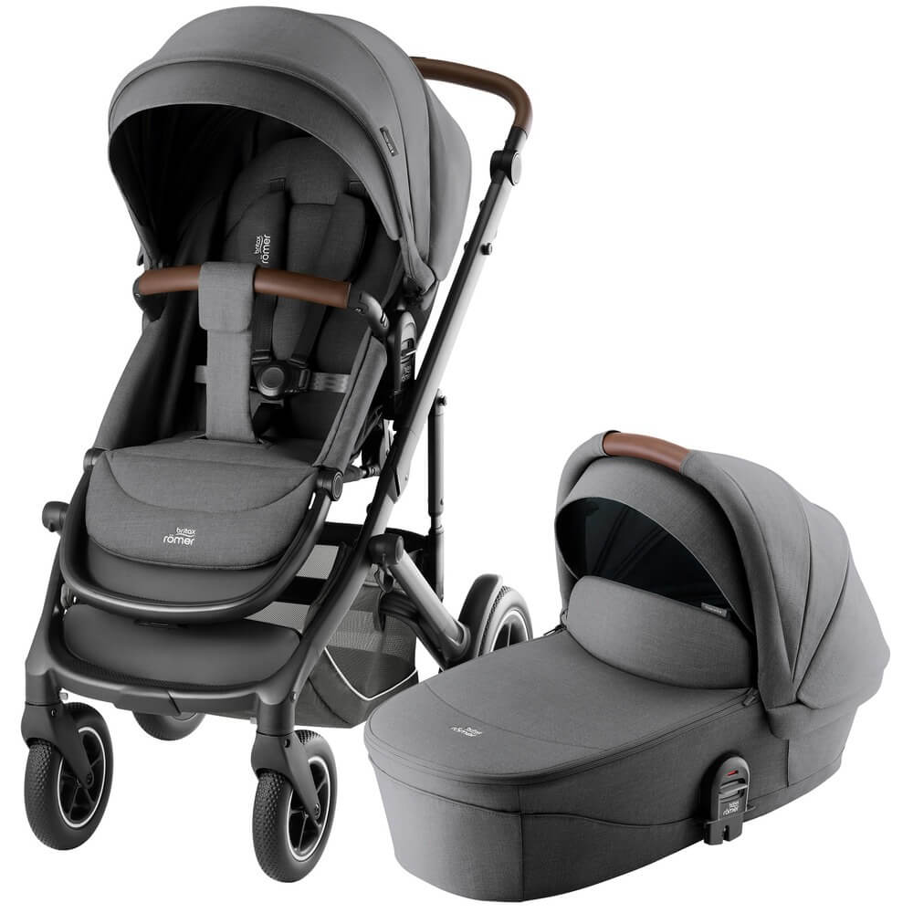Изображение товара Детская коляска Britax Roemer Smile 5Z Mineral Grey 2 в 1 прогулочная и люлька