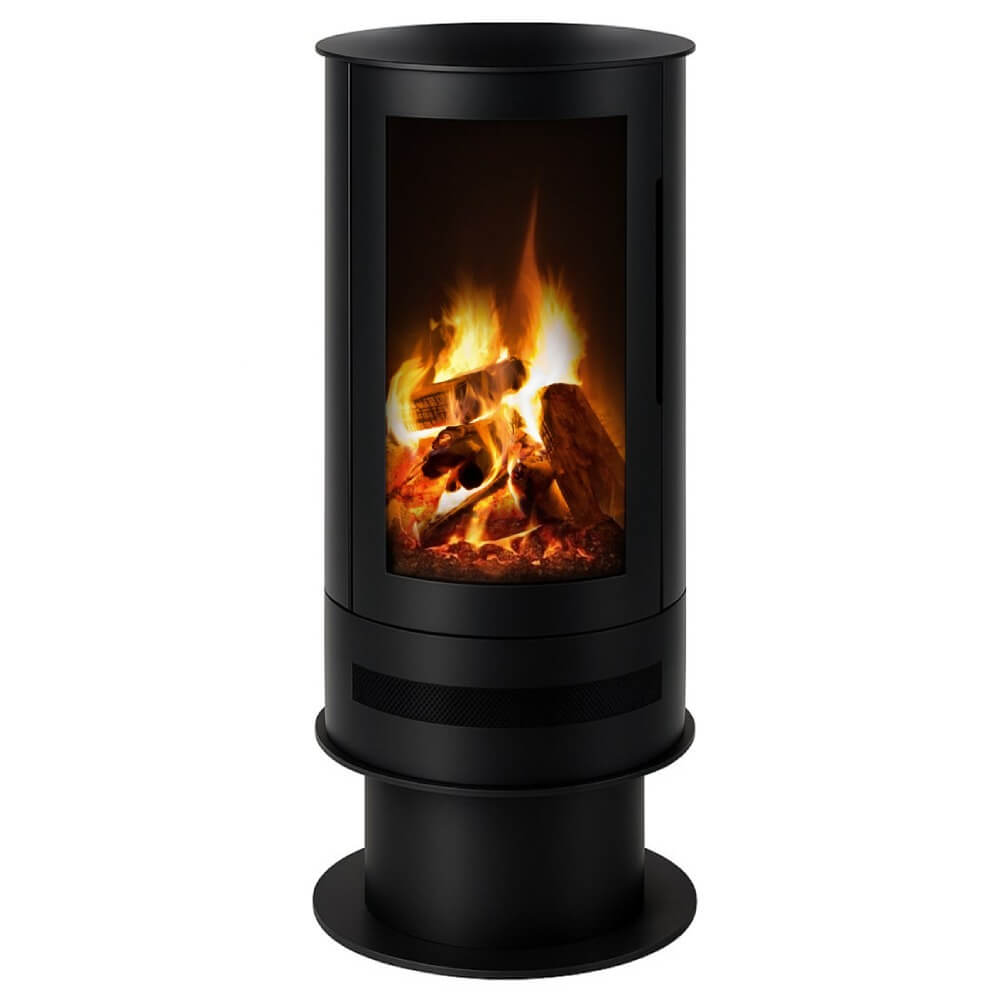 Изображение товара Электрокамин British Fires Ashurst Barrel Stove 2000 Вт напольный