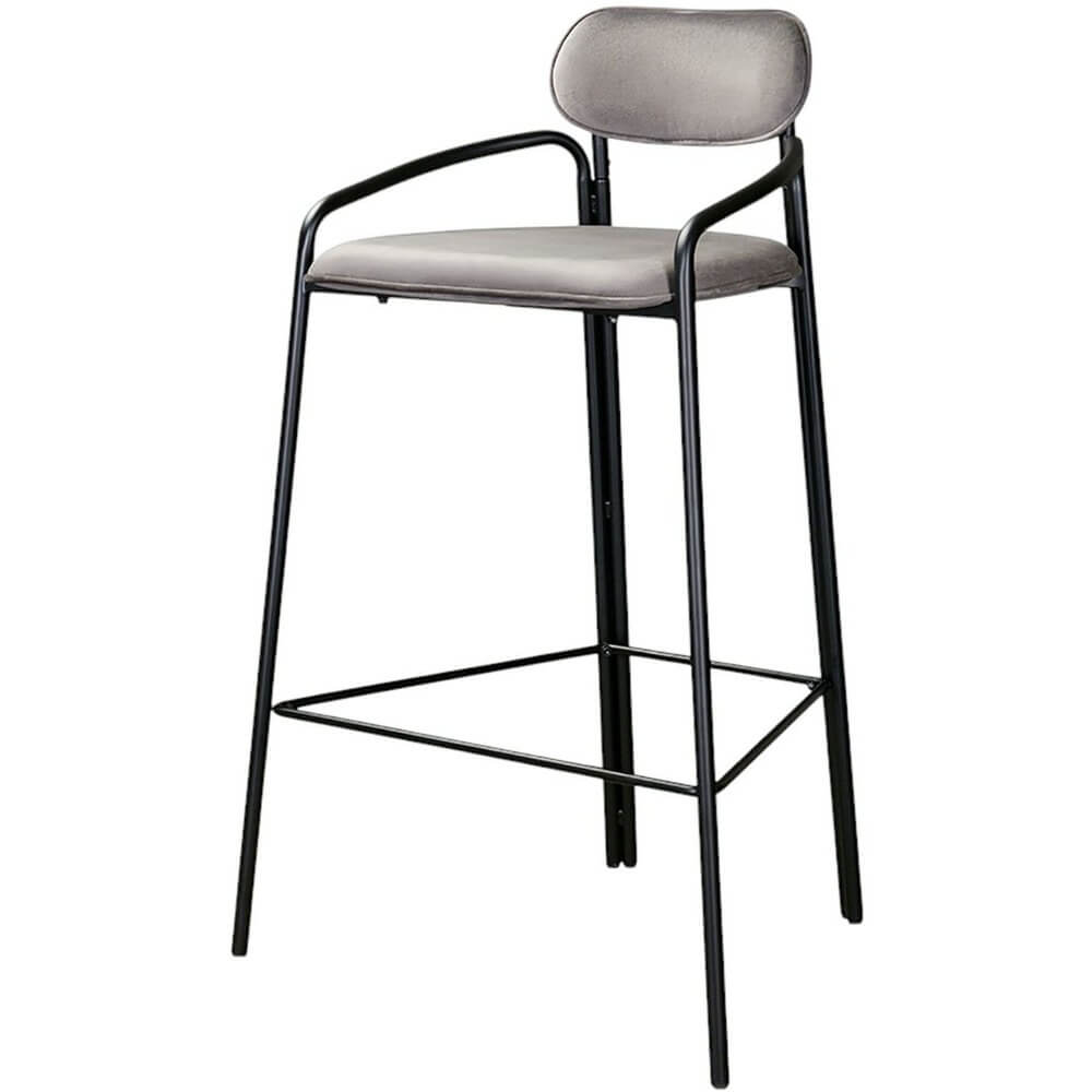 Изображение товара Барный стул Bergenson Bjorn Ror Round бирюзовый металлический и тканевый