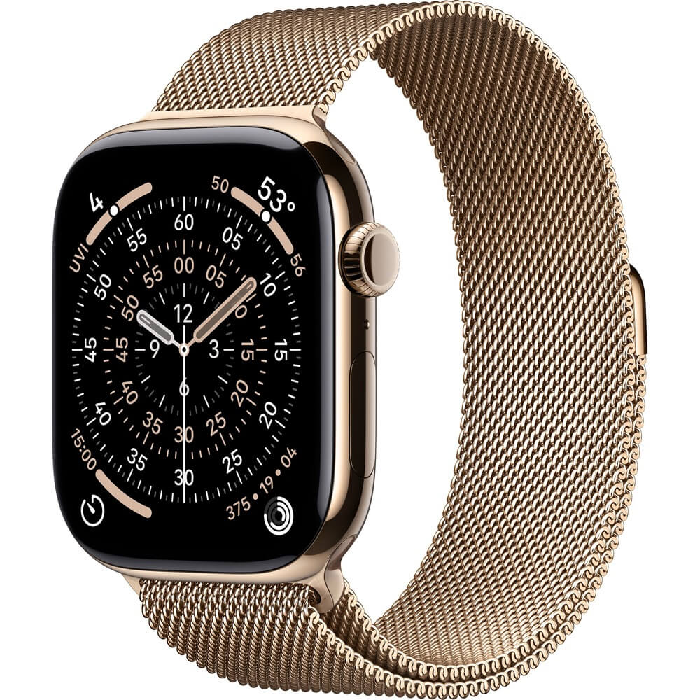 Изображение товара Apple Watch Series 11 Titanium 46 мм GPS + Cellular Gold M/L умные часы