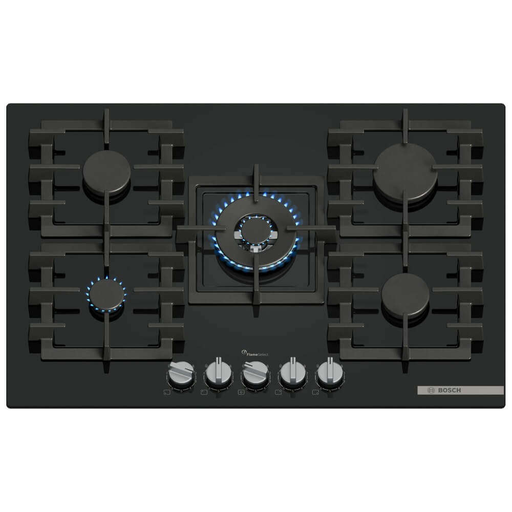 Изображение товара Газовая варочная поверхность Bosch PPQ7A6I40 черная с закаленным стеклом