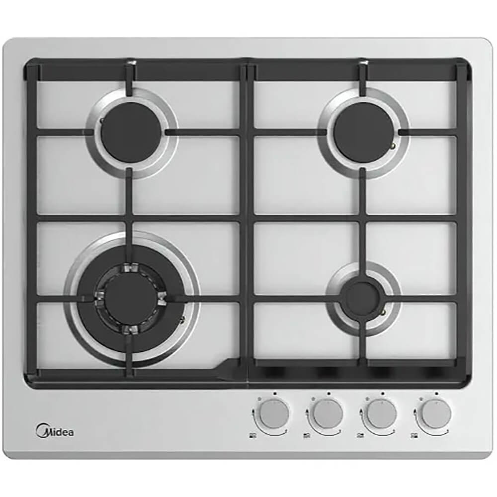 Изображение товара Газовая варочная поверхность Midea MG593TX нержавейка серебристая