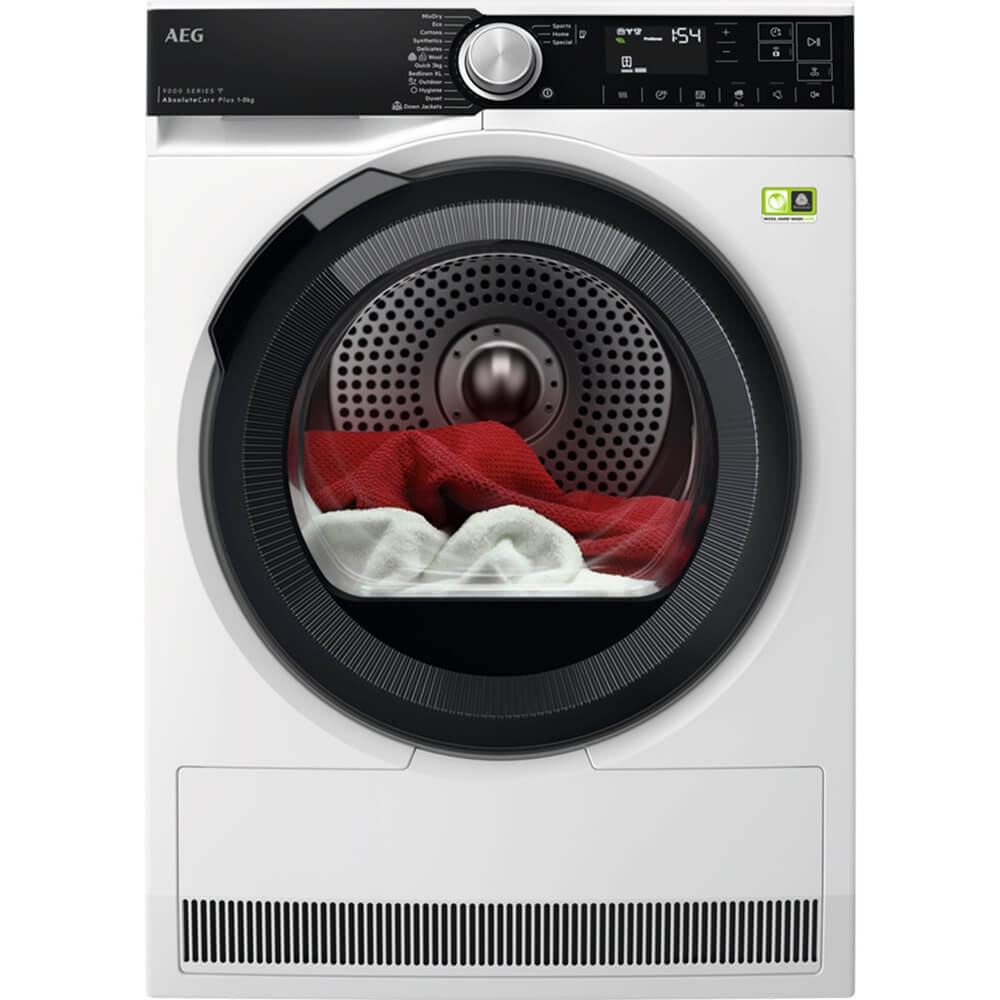 Изображение товара Сушильная машина AEG TR9586CE с тепловым насосом 8 кг отдельно стоящая