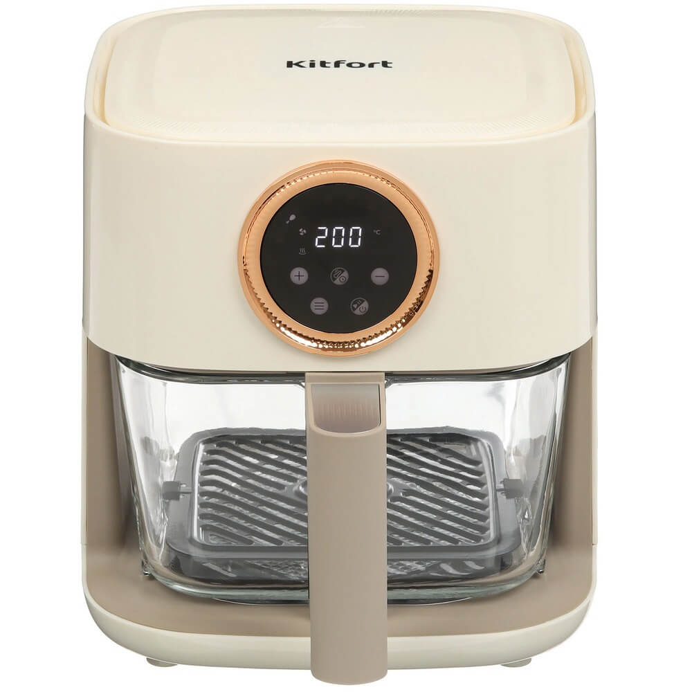 Изображение товара Аэрогриль Kitfort КТ-2258 4 литра мощность 1400 Вт современное устройство для готовки