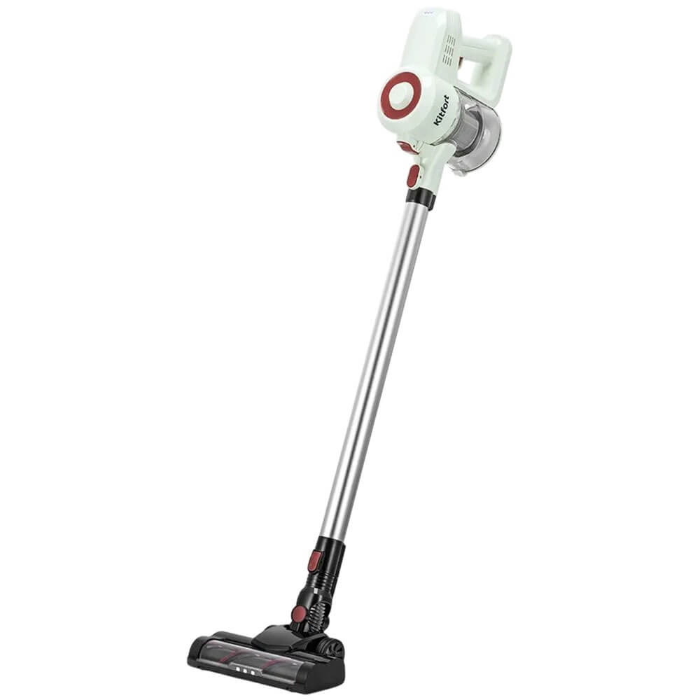 Изображение товара Вертикальный аккумуляторный пылесос Kitfort КТ-5346 130 Вт с насадками и подсветкой