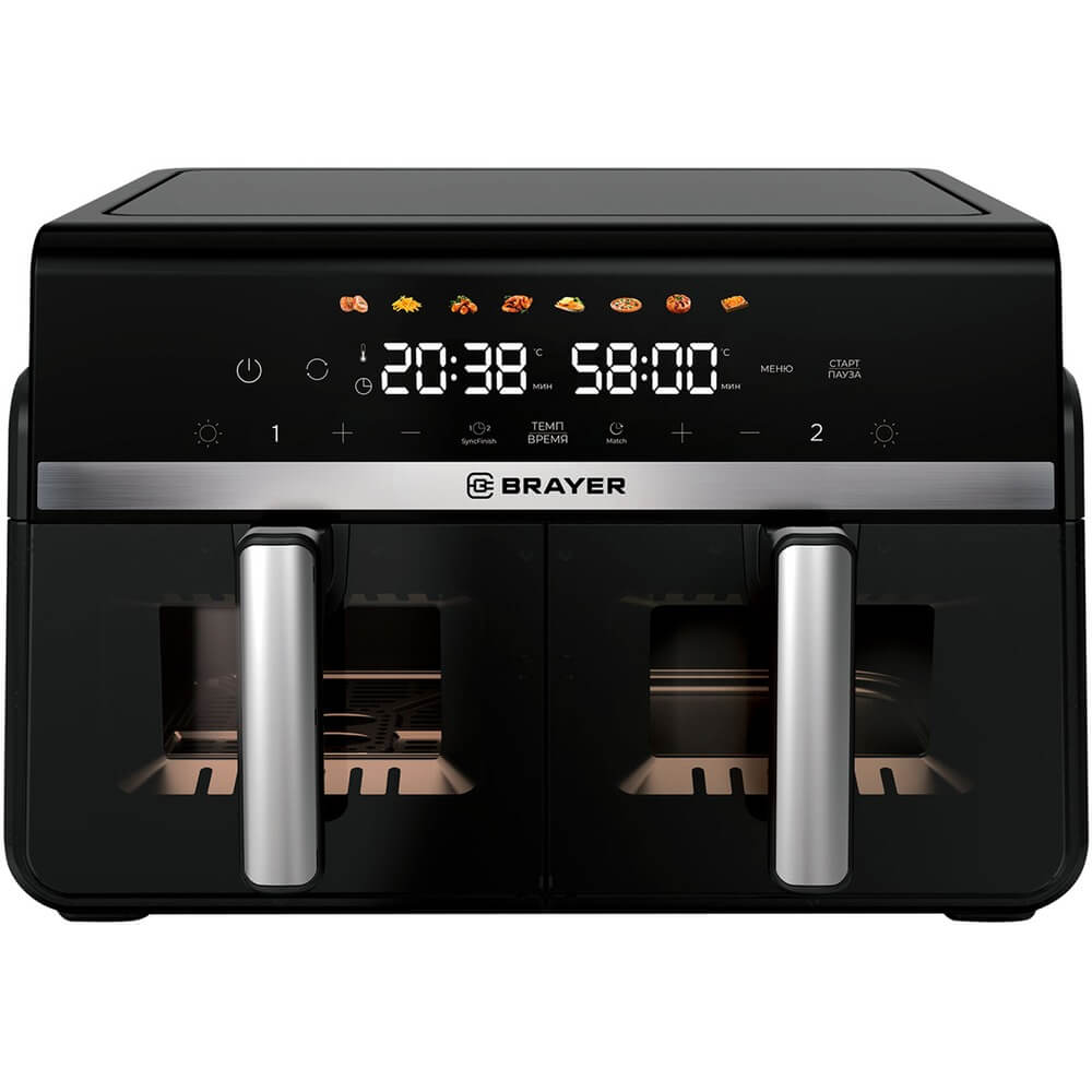 Изображение товара Аэрогриль Brayer BR2050 с сенсорным управлением и 16 программами