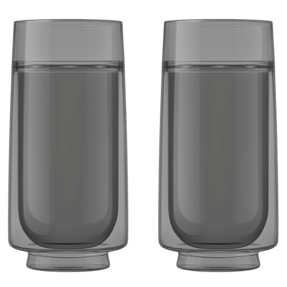 Изображение товара Стильный набор черных хайбол стаканов B░░░ HK514 на 550 мл