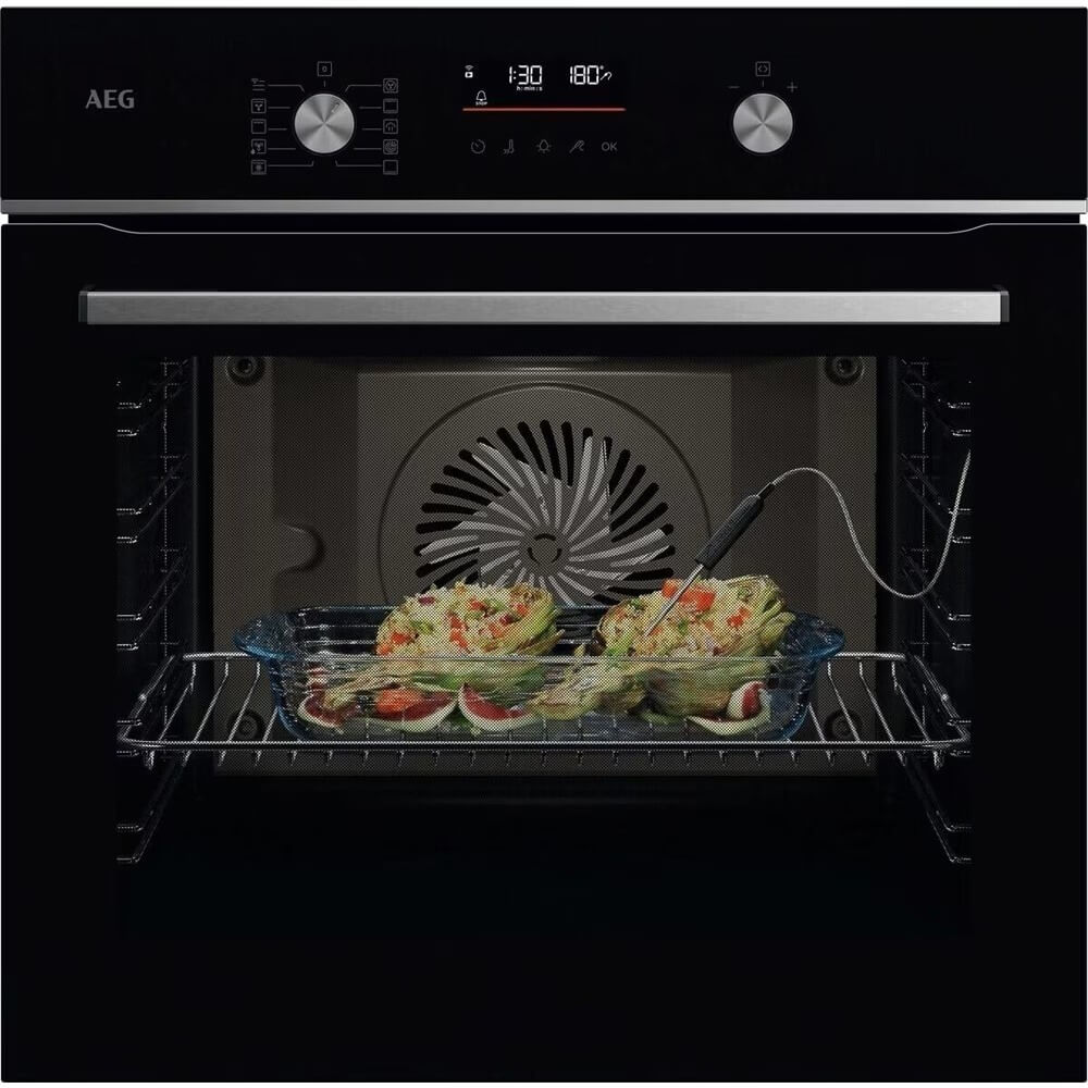Изображение товара Духовой шкаф AEG OA5CB531AB с паром, Wi-Fi, 71 л, черный, автоматические программы