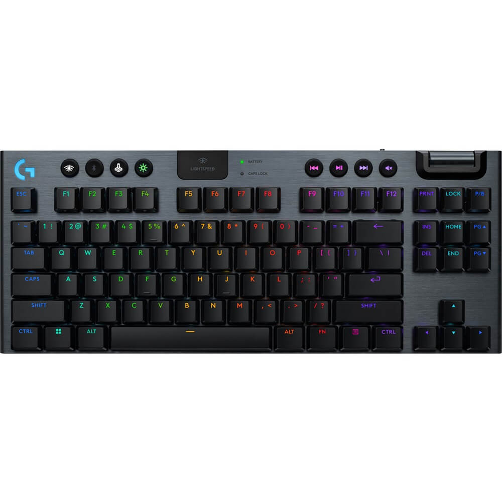 Изображение товара Игровая механическая клавиатура Logitech G915 X Light Speed TKL с RGB подсветкой и беспроводным под
