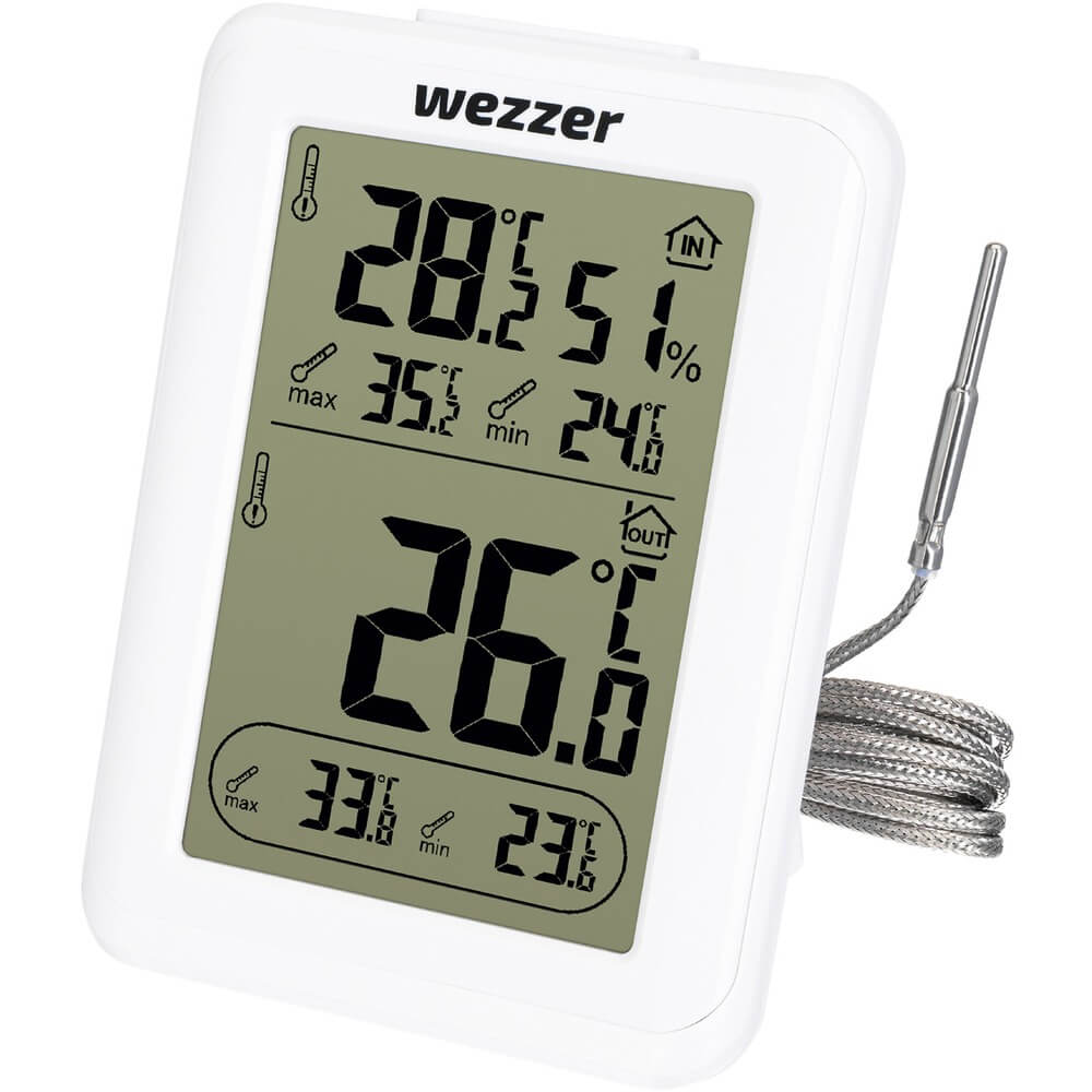 Изображение товара Электронный гигрометр и термометр для сауны Levenhuk Wezzer SN10