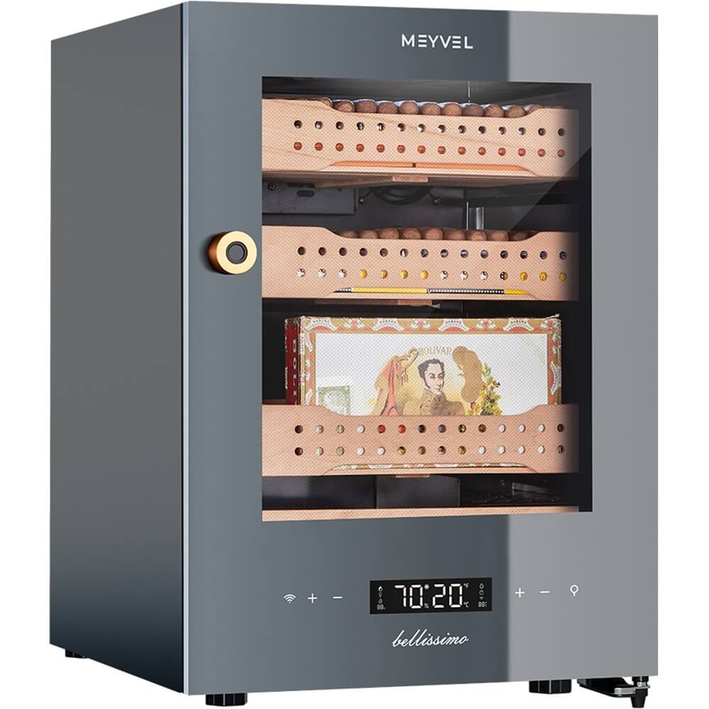 Изображение товара Хьюмидор Meyvel MC-50BK PRO с Wi-Fi и защитой от УФ-лучей