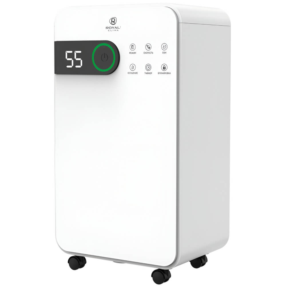 Изображение товара Осушитель воздуха ROYAL Clima RD-PC12-EW Pacific Studio с Wi-Fi и дисплеем