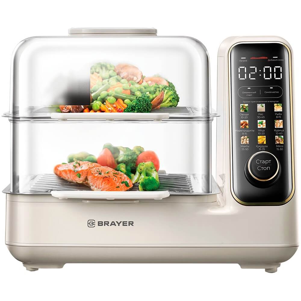 Изображение товара Плановарка Brayer BR2860 с цифровым дисплеем и двумя ярусами 10 л